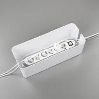 Hama Kabelbox Marmerdesign Maxi Kabelgeleiding In Het Deksel 40,0 X 15,6 X 13,5 Cm - thumbnail