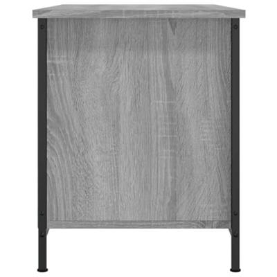 Tv-meubel 80x40x50 cm bewerkt hout grijs sonoma eikenkleurig