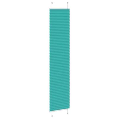 Pliss rolgordijn 40x200 cm stofbreedte 39,4 cm petrol groen