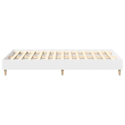 Bedframe zonder matras 140x190 cm spaanplaat wit