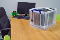 Really Useful Box opbergdoos35 liter, transparant - thumbnail