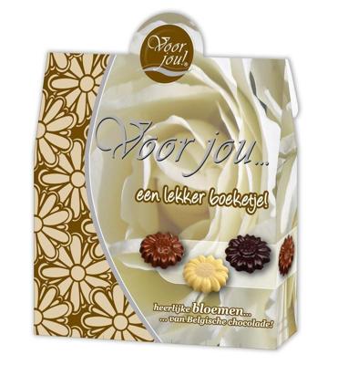 Voor Jou! Cadeau doos lekker boeketje 100 Gram Voor Jou! Cadeau doos lekker boeketje 100 Gram