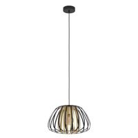 Eglo Hanglamp Ø 37,5cmEncinitos zwart met goud - 99666 - thumbnail
