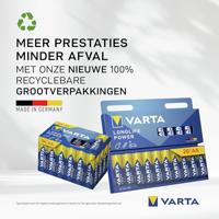 Batterijen Varta alkalina longlife power aa - lr06 1,5 V AA LR06 (24 Onderdelen) (24 Stuks) - thumbnail