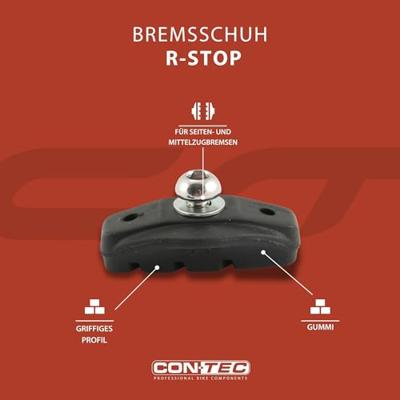 CONTEC bremsschuh "r-stop" ct brake shoes rd-stop road CONTEC bremsschuh "r-stop" ct brake shoes rd-stop road