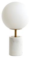 Light & Living Design tafellampMedina wit met goud 47cm - 1874226 - thumbnail