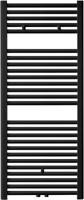Saqu Fonti handdoekradiator 592W 50x119cm mat zwart - thumbnail