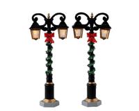 Splendid Lights Set Of 2 B/O (4.5V) Kersthuisje LEMAX - Lemax - thumbnail