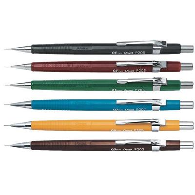 Vulpotlood Pentel P203 2B 0.3mm bruin | 12 stuks Vulpotlood Pentel P203 2B 0.3mm bruin | 12 stuks