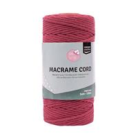 Vaessen Creative • macramé touw 3mmx100m bordeauxrood - thumbnail