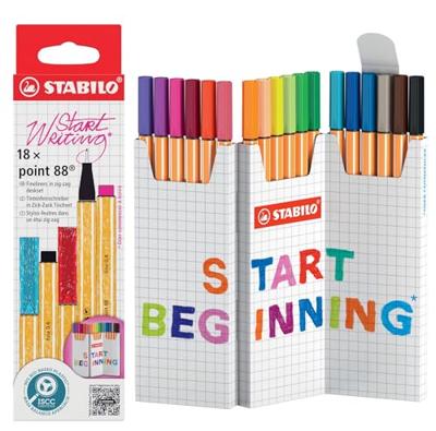 Stabilo Point 88 Desk Set Start Beginning 18 Stuks Stabilo Point 88 Desk Set Start Beginning 18 Stuks