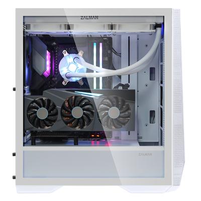 Zalman Z9 Iceberg ATX Mid Tower PC Case, White fan Midi Tower Wit