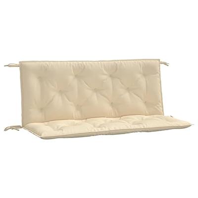 VidaXL Tuinbankkussens 2 st 120x50x7 cm oxford stof beige