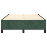Bedframe zonder matras 120x190 cm fluweel donkergroen - thumbnail