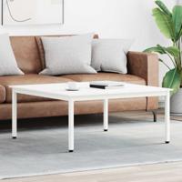 Salontafel Wit 100 x 100 x 45 cm Massief grenenhout - thumbnail