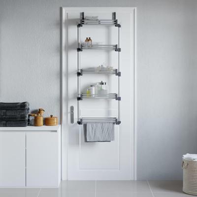 VidaXL Deurorganizer met 5 schappen 52x20x135 cm aluminium VidaXL Deurorganizer met 5 schappen 52x20x135 cm aluminium