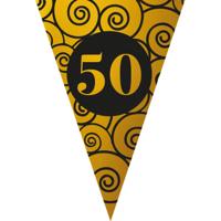 Vlaggenlijn 50 Jaar Jubileum Goud (5m) - thumbnail