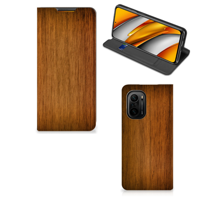 Xiaomi Mi 11i | Poco F3 Book | Wallet Case | Donker Hout