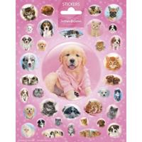 Totum Stickervel cutie puppies en kittens - thumbnail
