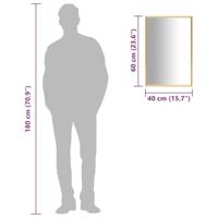 VidaXL Spiegel 60x40 cm goudkleurig - thumbnail