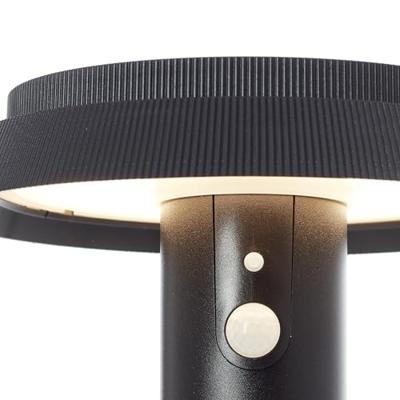 Brilliant G40432/06 Alvero Staande lamp op zonne-energie met bewegingsmelder LED-module LED vast ingebouwd 4 W Zwart Brilliant G40432/06 Alvero Staande lamp op zonne-energie met bewegingsmelder LED-module LED vast ingebouwd 4 W Zwart