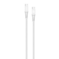 Mobilize Strong Nylon Cable USB-C to USB-C 1m. 100W White - thumbnail