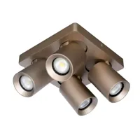 Artdelight Spot Megano 4 lichts vierkant champagne - thumbnail