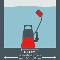 Einhell GC-SP 3580 LL 4170445 Dompelpomp Met geaarde stekker 8000 l/h 7.5 m - thumbnail