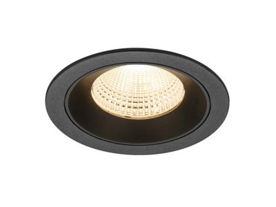 SLV InbouwspotNuminos L zwart 2700K - 55gr - 1009762