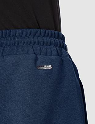 JAKO 8429 Joggingbroek Premium Basics - Marine Gemeleerd - XL