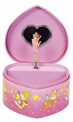 Simply For Kids houten juwelendoosje hartvorm met muziek en ballerina