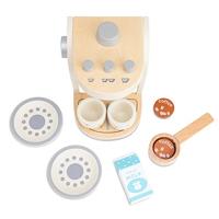New Classic Toys houten koffiezetapparaat - wit - thumbnail