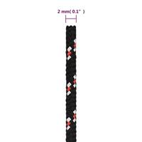 VidaXL Boot touw 2 mm 100 m polypropyleen zwart - thumbnail