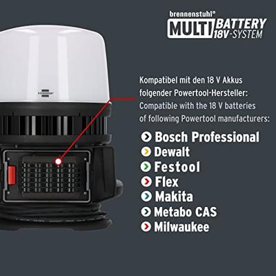 Brennenstuhl Multi Battery | LED | 360° | Hybride Bouwspots | 12050 MH | 12000lm | IP54 1173700003