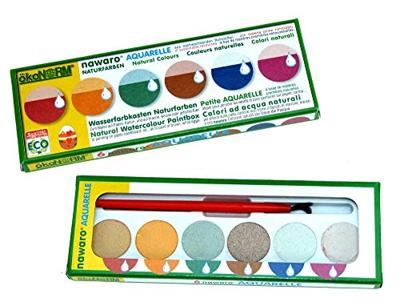 ÖkoNORM Aquarelverf in een doos - 6 kleuren