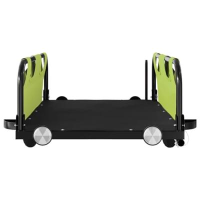 VidaXL Fietstrailer oxford stof en ijzer groen