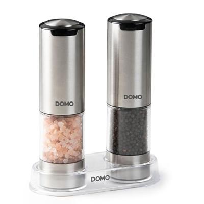 DOMO WIEDERAUFLADBARE PFEFFER- UND SALZMÜHLE Peper- en zoutmolen 1 stuk(s) DOMO WIEDERAUFLADBARE PFEFFER- UND SALZMÜHLE Peper- en zoutmolen 1 stuk(s)