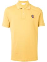 Cerruti 1881 short sleeve embroidered logo polo shirt - Yellow - thumbnail