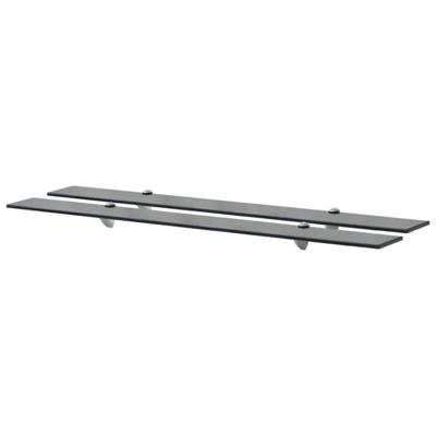 VidaXL Schappen zwevend 2 st 100x10 cm 8 mm glas