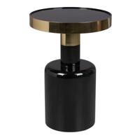 Zuiver Ronde Bijzettafel 'Glam' 36cm, kleur Zwart - thumbnail