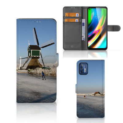 Motorola Moto G9 Plus | Flip Cover | Schaatsers Motorola Moto G9 Plus | Flip Cover | Schaatsers