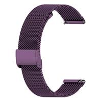 Garmin Venu 3s / Vivoactive 4s / Venu 2s / Vivomove 3s / Forerunner 255s - Milanese bandje met klemsluiting - Paars - thumbnail