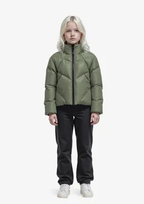 Krakatau Nebula Puffer Winterjas Kids Groen - Maat 152 - Kleur: Groen | Soccerfanshop