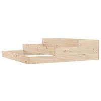 VidaXL Plantenbak 107x107x27 cm massief grenenhout - thumbnail