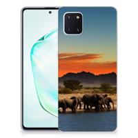 Samsung Galaxy Note 10 Lite | TPU Hoesje | Olifanten - thumbnail
