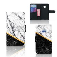 Samsung Galaxy Xcover 4 | Xcover 4s | Bookcase | Marmer Wit Zwart - Origineel Cadeau Man - thumbnail