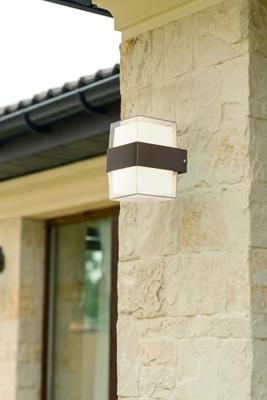 Searchlight Design muurlampFrosty Square antraciet - 25122-2BK