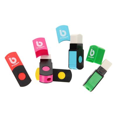 Bruynzeel puntenslijper met gum Bruynzeel puntenslijper met gum