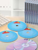 Avery-Zweckform L7676-25 CD-etiketten Ø 117 mm Papier Wit 50 stuk(s) Permanent hechtend Inkjet, Laser (zwart/wit), Laser (kleur), Kopiëren (zwart/wit), - thumbnail