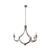 Searchlight Klassieke hanglampLodge 8-lichts zilver - 82918-8SS - thumbnail
